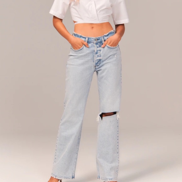 Abercrombie & Fitch Denim - ‼️SOLD‼️ Abercrombie & Fitch 90s Low Rise Baggy Jeans
